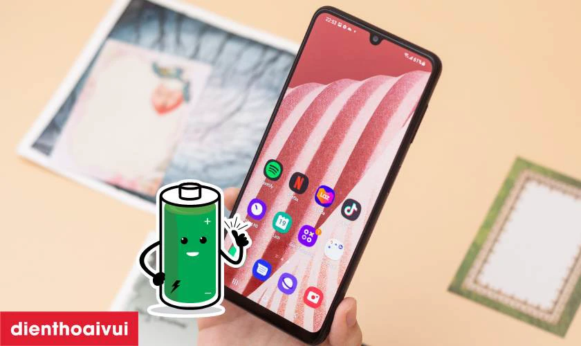 Thời lượng sử dụng Samsung Galaxy A22 6G 128GB - Cũ đẹp ấn tượng