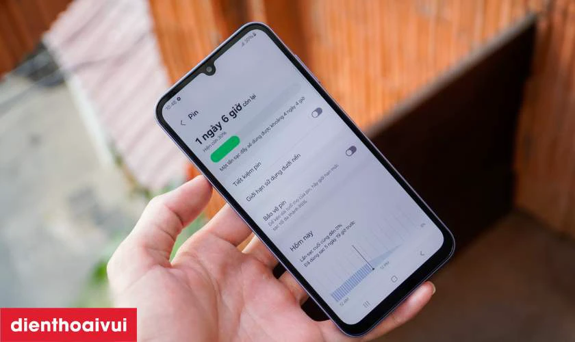 Galaxy A25 5G c&oacute; vi&ecirc;n pin l&ecirc;n tới 5.000mAh