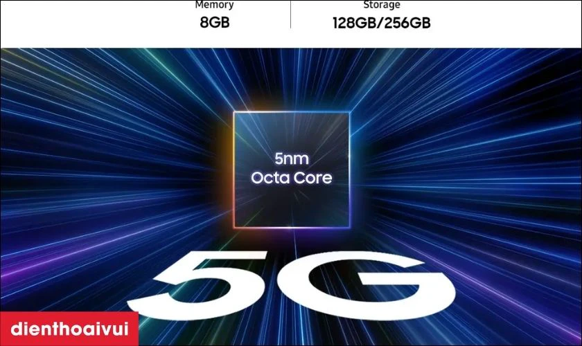 Hiệu năng mạnh mẽ với Exynos 1280 và RAM 8GB