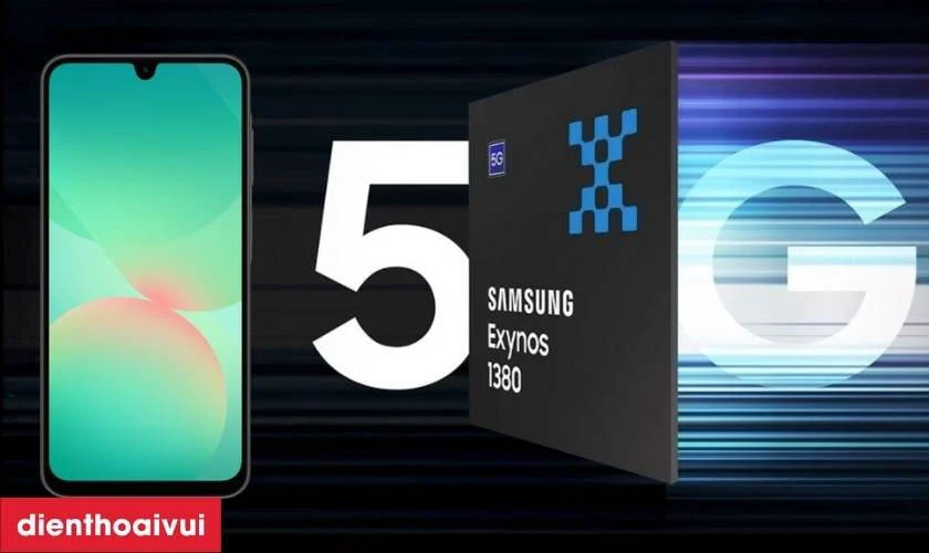Hiệu năng mạnh mẽ với chip Exynos 1380 tám nhân