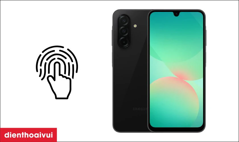 Trang bị cảm biến vân tay ở cạnh bên với Samsung Galaxy A26 5G 8GB 128GB - Đã kích hoạt