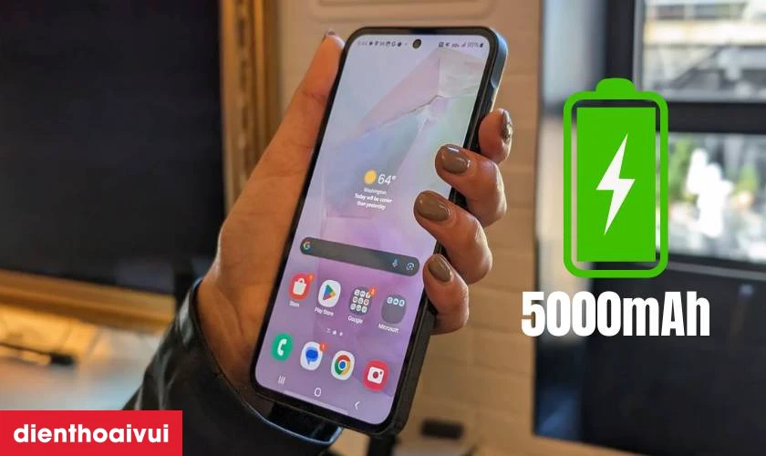 Dung lượng pin 5000mAh bền bỉ