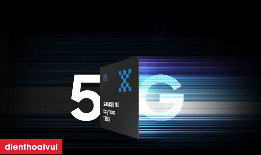 Hiệu năng ổn định với Exynos 1380 và RAM 8GB