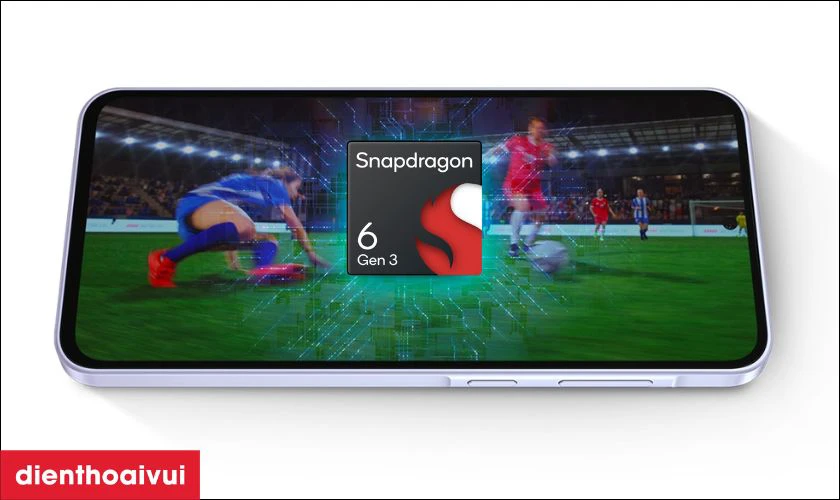 Hiệu năng ổn định với chip Snapdragon 6 Gen 3