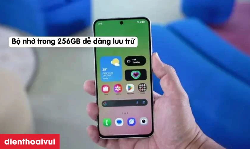 Bộ nhớ trong 256GB dễ d&agrave;ng lưu trữ