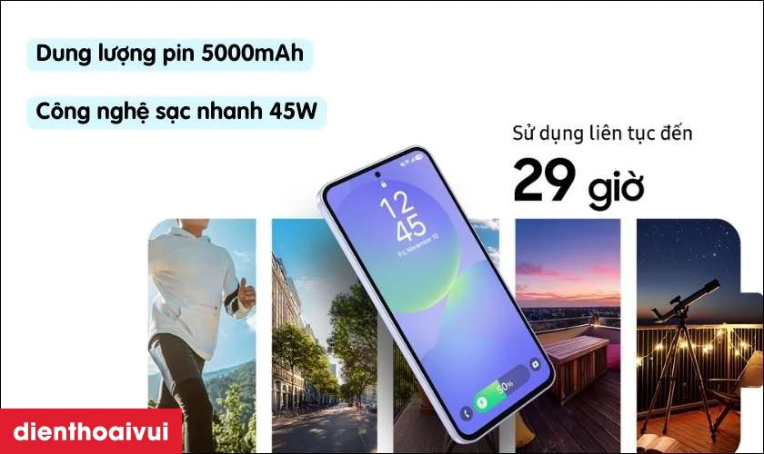 Dung lượng pin 5000mAh đ&aacute;p ứng nhu cầu h&agrave;ng ng&agrave;y
