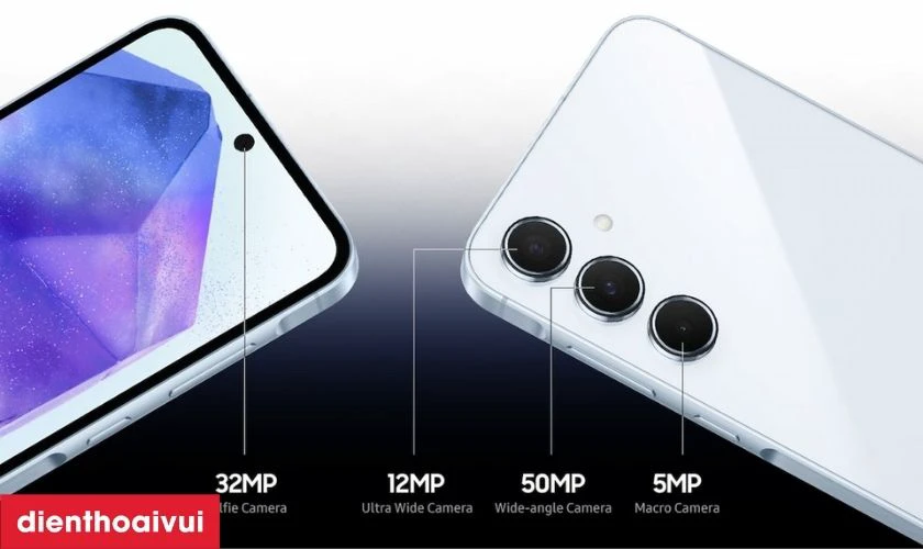 Hệ thống 3 camera sau gồm 50MP chính ghi lại mọi khoảnh khắc