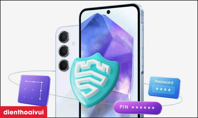 Bảo mật v&acirc;n tay dưới m&agrave;n h&igrave;nh tiện lợi