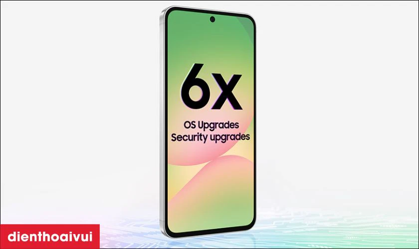 Sử dụng dài lâu với 6 năm cập nhật phần mềm
