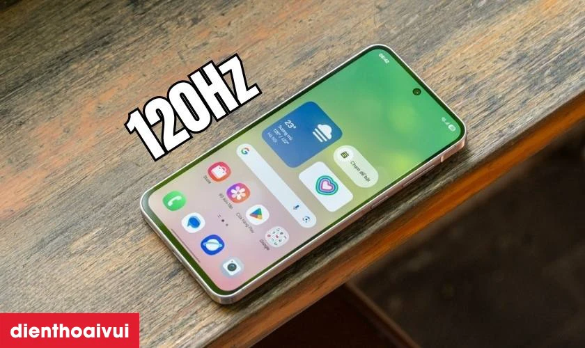 Trải nghiệm hình ảnh sống động với màn hình Super AMOLED 120Hz