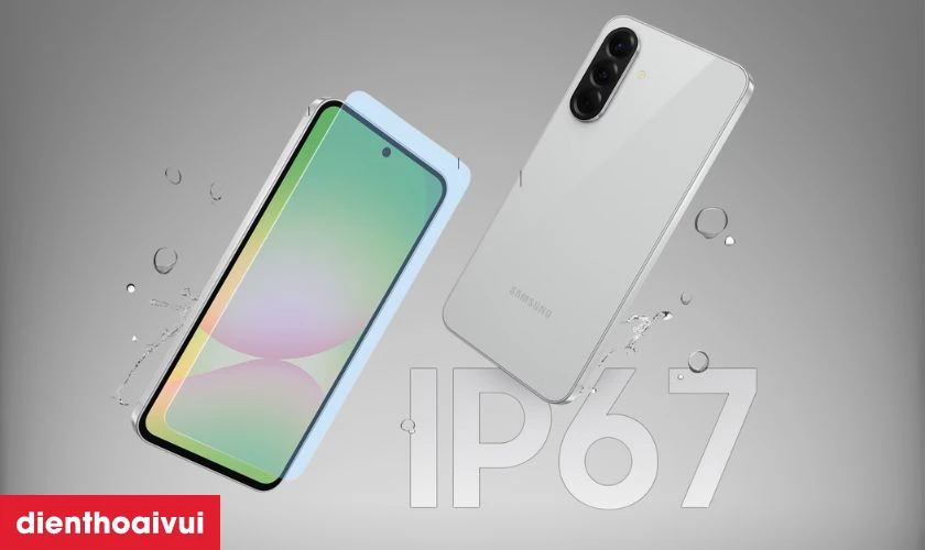 Bảo mật tiện lợi c&ugrave;ng v&acirc;n tay dưới m&agrave;n h&igrave;nh v&agrave; chuẩn IP67