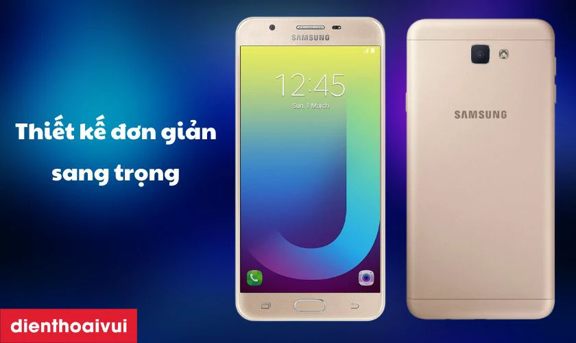 Samsung Galaxy J7 Prime sở hữu vẻ ngoài sang trọng, ấn tượng