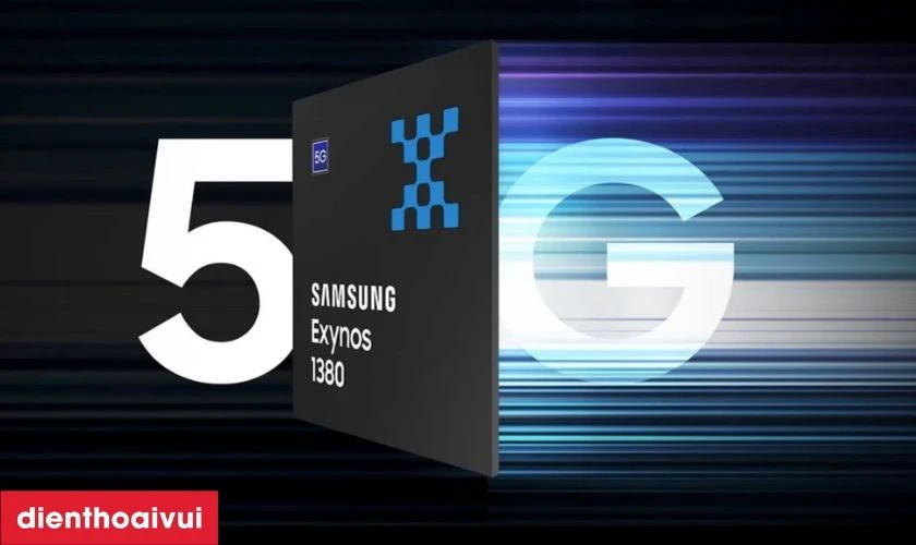 Hiệu năng mạnh mẽ với Chip Exynos 1380