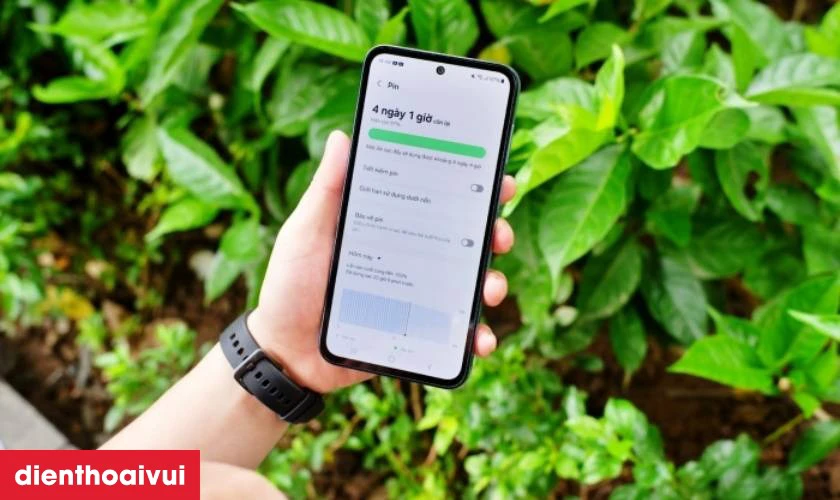 Sạc nhanh 25W tiết kiệm thời gian