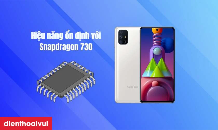 Hiệu năng ổn định với Snapdragon 730