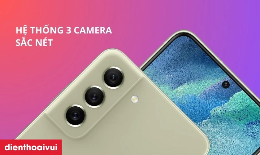 Hệ thống 3 camera chụp ảnh sắc nét