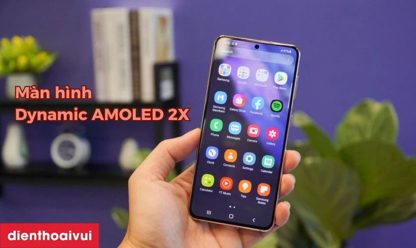 Màn hình siêu xịn khi được trang bị tấm nền màn hình Dynamic AMOLED 2X