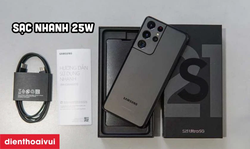 Pin dung lượng lớn, sạc nhanh tiện lợi