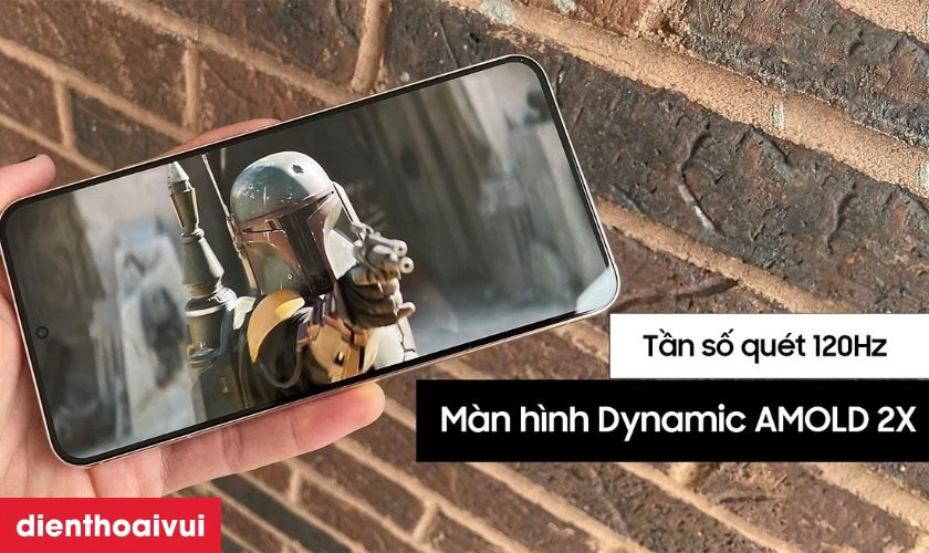 Màn hình Dynamic AMOLED 2X cho chất lượng hiển thị vượt trội