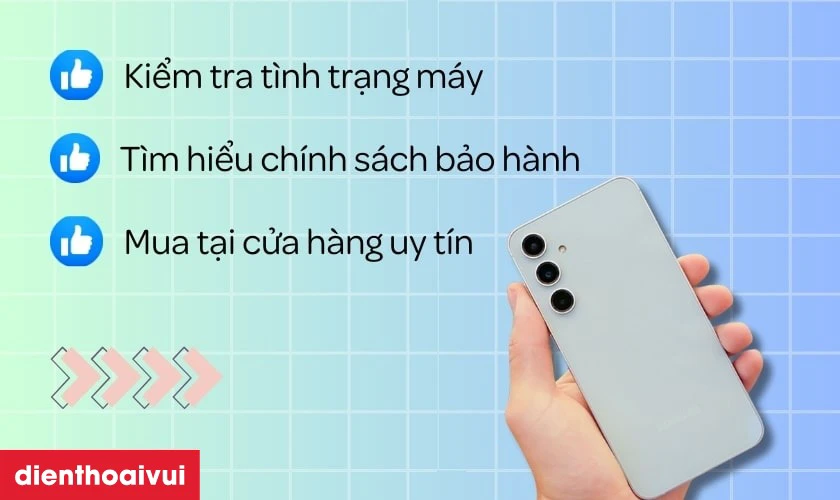 Những lưu &yacute; khi mua Samsung Galaxy S23 FE 5G 8GB 128GB Cũ đẹp