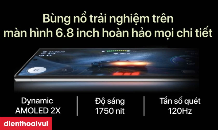 M&agrave;n h&igrave;nh Dynamic AMOLED 2X hiển thị đỉnh cao