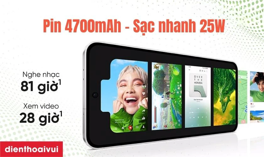 Galaxy S24 FE được trang bị vi&ecirc;n pin 4700mAh