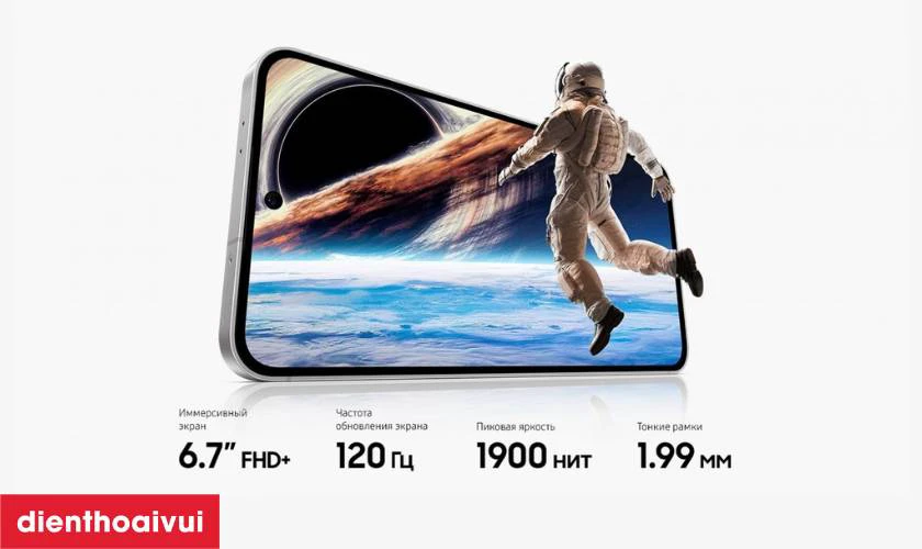 Màn hình Dynamic AMOLED 2X siêu sắc nét, tần số quét 120Hz