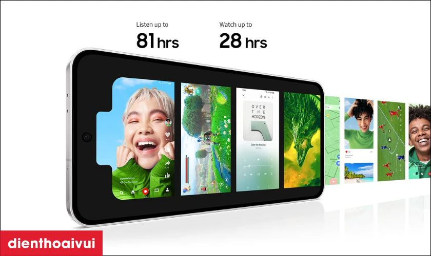 Viên pin 4700mAh, sạc nhanh 25W