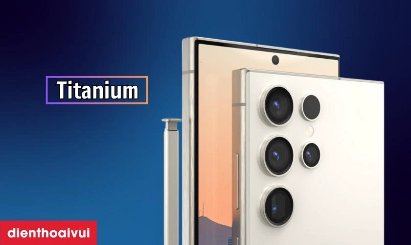 Khung viền Titanium bền bỉ, cứng cáp