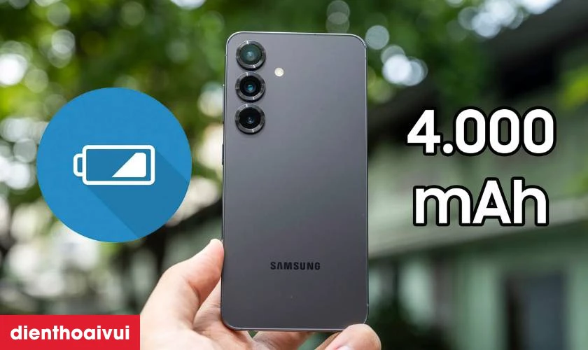 Pin 4.000mAh v&agrave; sạc nhanh tiện lợi