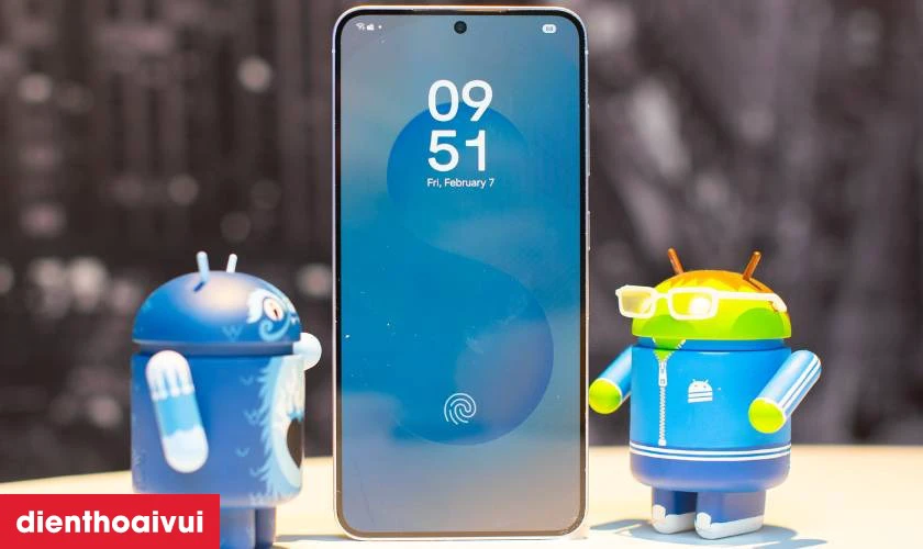 Bảo mật tiện lợi với cảm biến vân tay