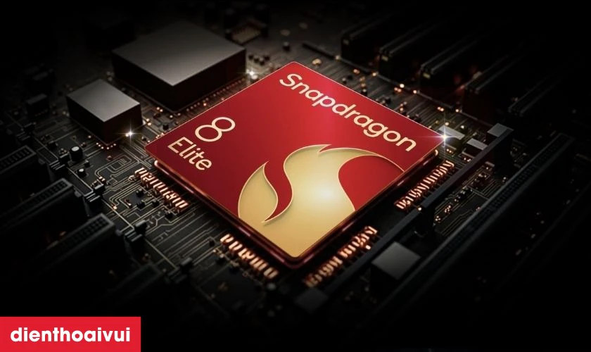 Hiệu năng bứt ph&aacute; với vi xử l&yacute; Snapdragon 8 Elite