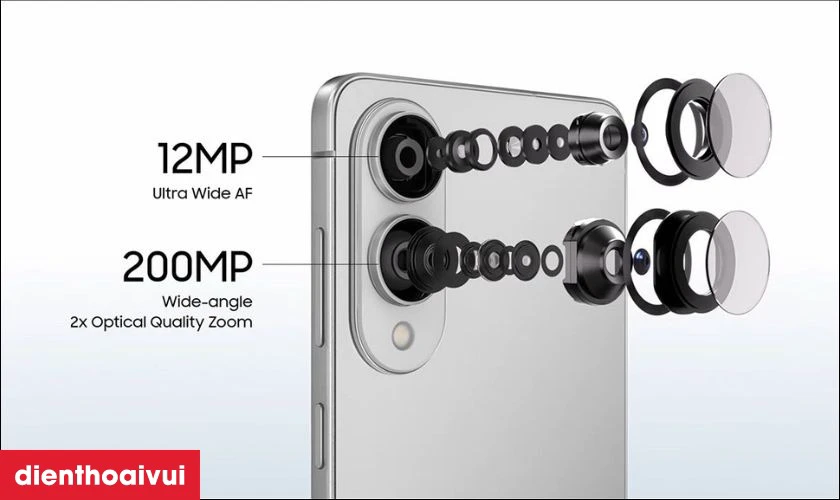 Camera 200MP OIS n&acirc;ng cấp k&egrave;m bộ c&ocirc;ng cụ AI Photo