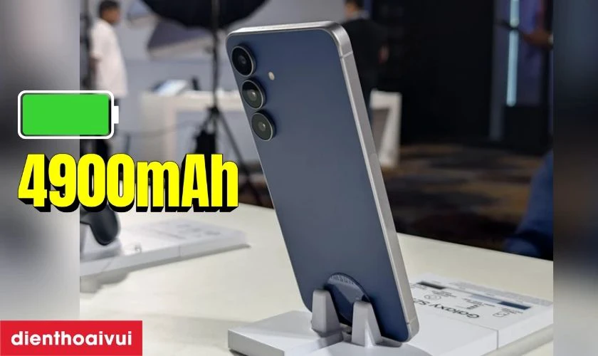Galaxy S25 FE 5G được trang bị viên pin dung lượng 4900mAh