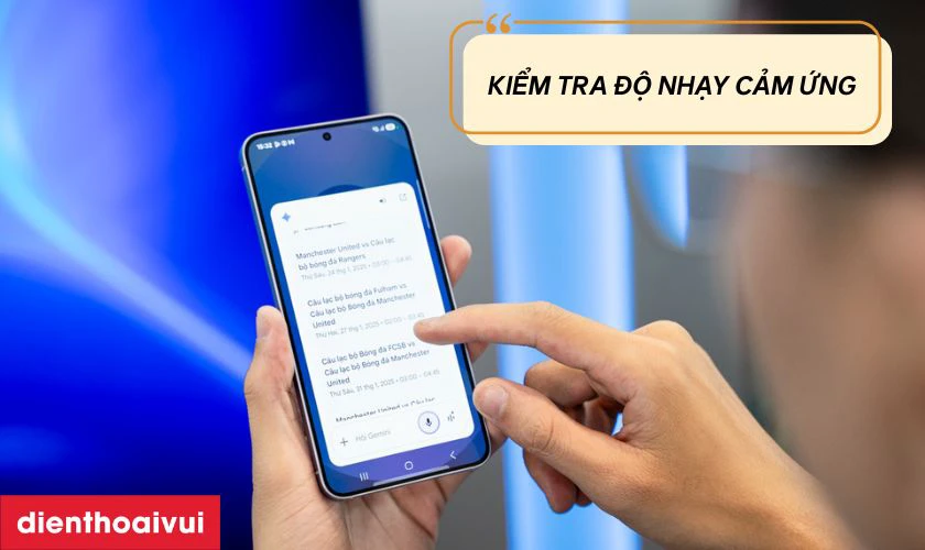 Kiểm tra các tính năng đặc biệt