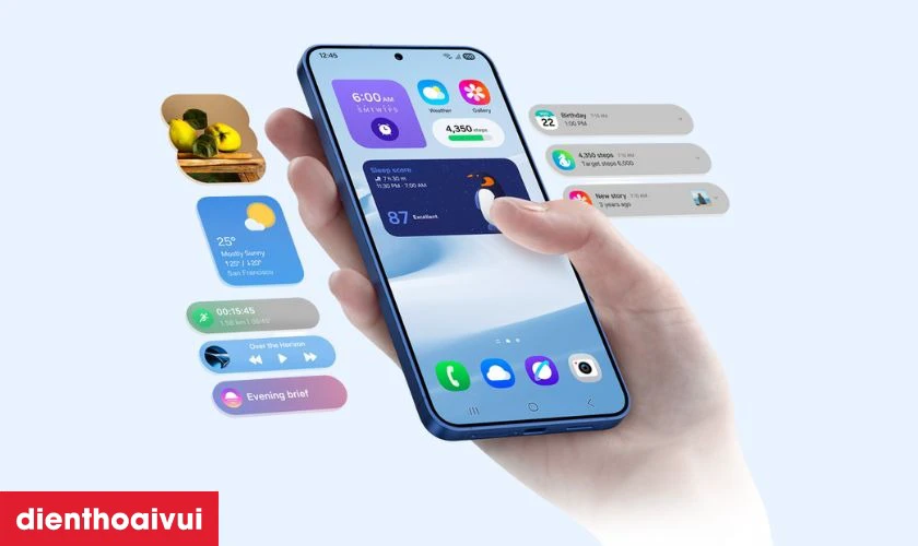 Hệ điều h&agrave;nh Android 15 với One UI 7