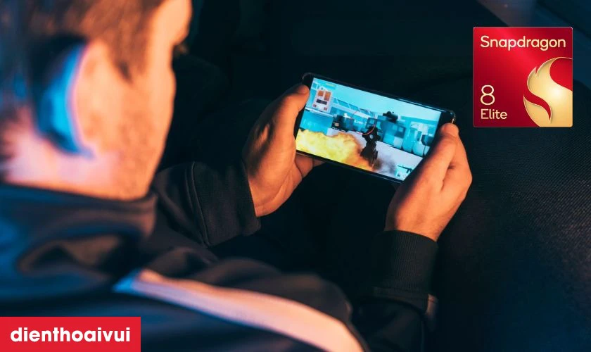 Hiệu năng dẫn đầu với chip Snapdragon 8 Elite v&agrave; RAM 12GB
