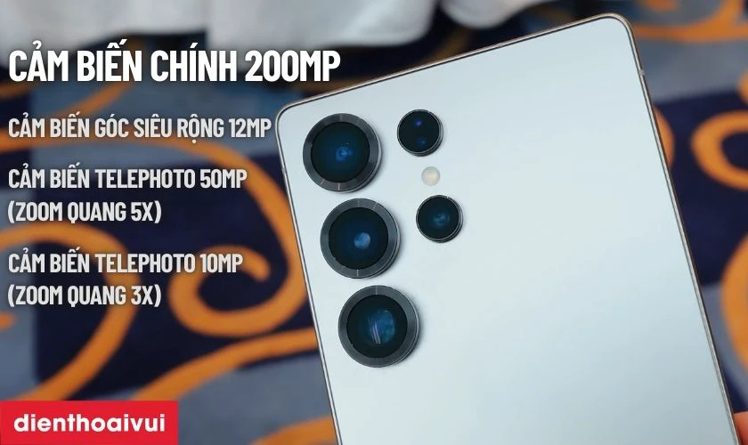 Hệ thống camera của Samsung Galaxy S25 Ultra tiếp tục khẳng định vị thế dẫn đầu