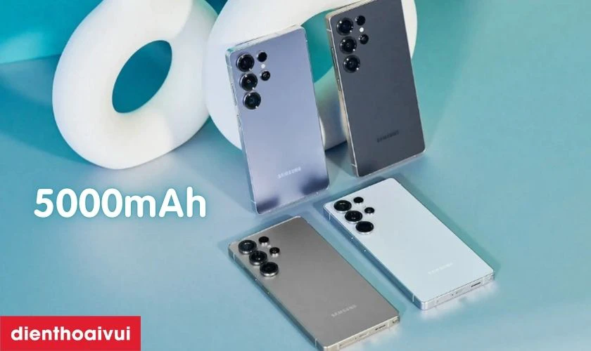 Galaxy S25 Ultra sở hữu vi&ecirc;n pin dung lượng cao 5000 mAh
