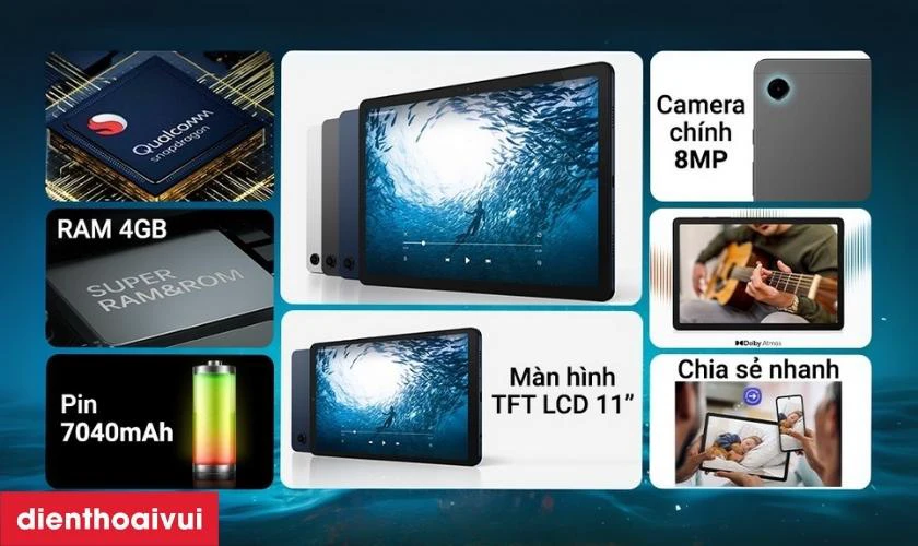Dung lượng pin lớn dùng cả ngày