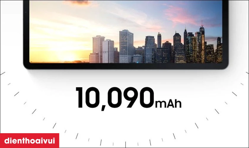 Pin khủng, thời lượng sử dụng lâu hỗ trợ công việc tối đa