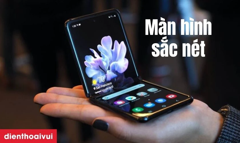 Màn hình AMOLED cho trải nghiệm hình ảnh tuyệt vời