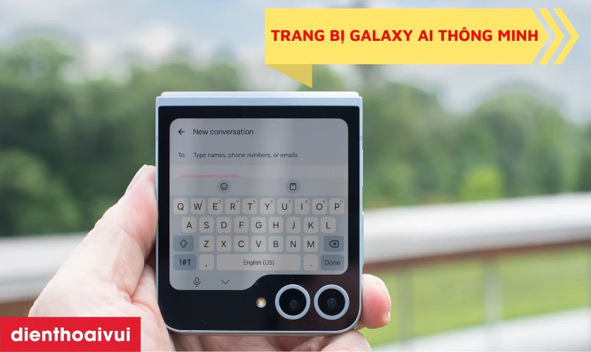 Samsung Galaxy Z Flip6 5G 512GB gây ấn tượng nhờ các tính năng AI hữu ích