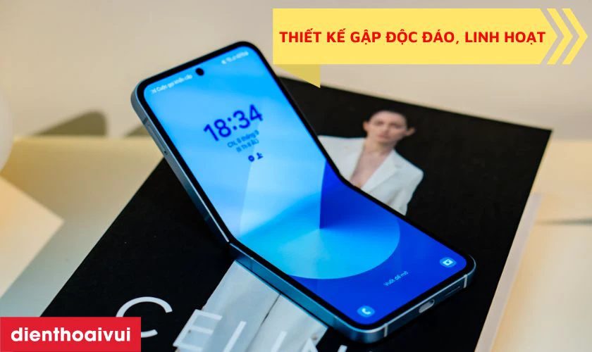 Thiết kế gập linh hoạt, chất liệu cao cấp