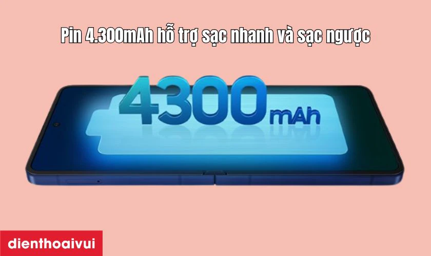 Pin 4.300mAh Samsung Galaxy Z Flip7 FE 5G 8GB 128GB - Đã kích hoạt