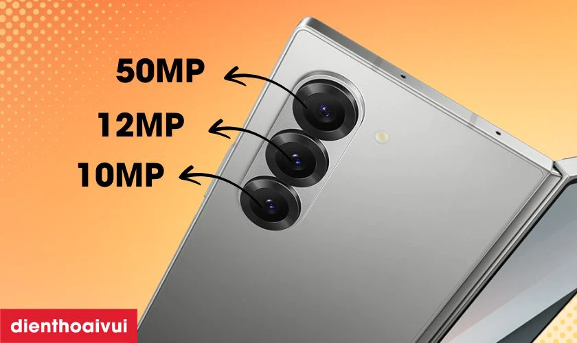 Samsung Galaxy Z Fold 6 5G 1TB - Đã kích hoạt có cụm camera chất lượng