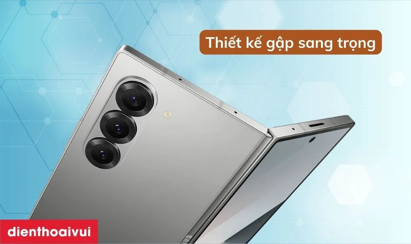 Thiết kế gập sang trọng, bền bỉ