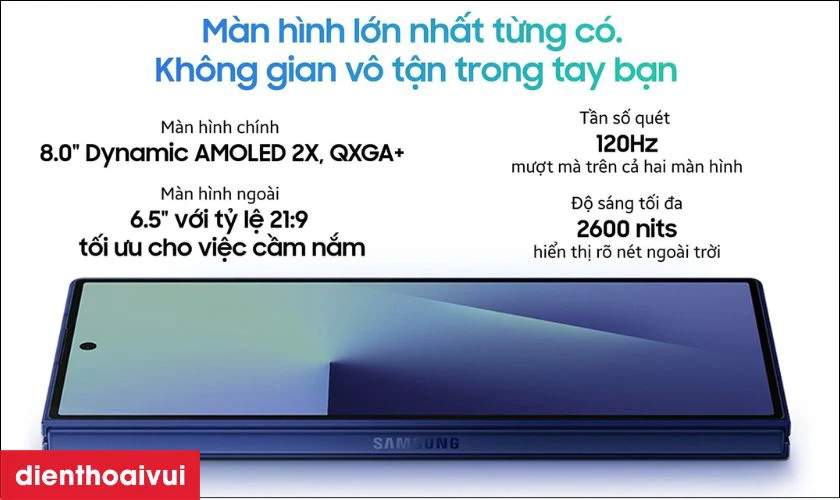 M&agrave;n h&igrave;nh lớn 8 inch, hiển thị sắc n&eacute;t v&agrave; mượt m&agrave;