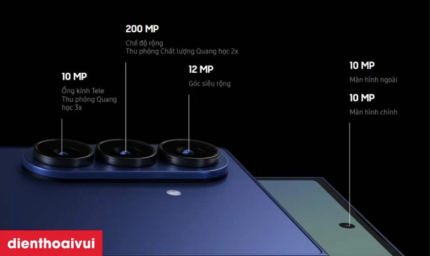 Hệ thống Camera 200MP chuy&ecirc;n nghiệp