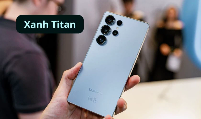 Samsung S25 Ultra có mấy màu - Xanh Titan